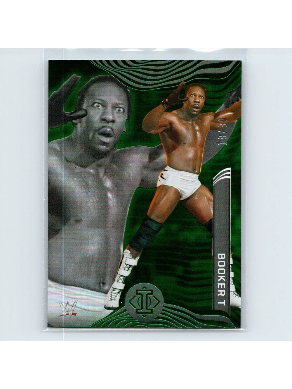 2022 Panini Chronicles WWE Booker T #274 Green #/99
